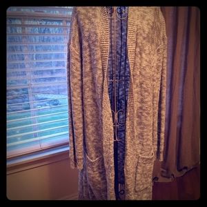 Gap long knit cardigan
